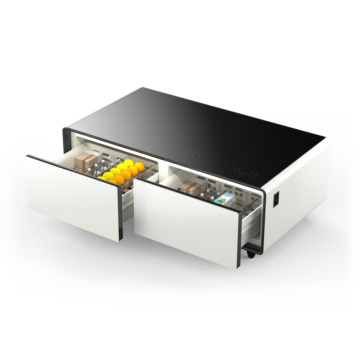 BASETAB LT135 Smart Coffee Table with Fridge & Speakers