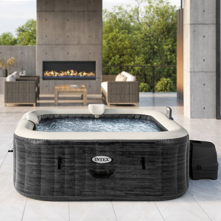 Spa gonflable ardoise - 6 places - Couverture thermique incluse