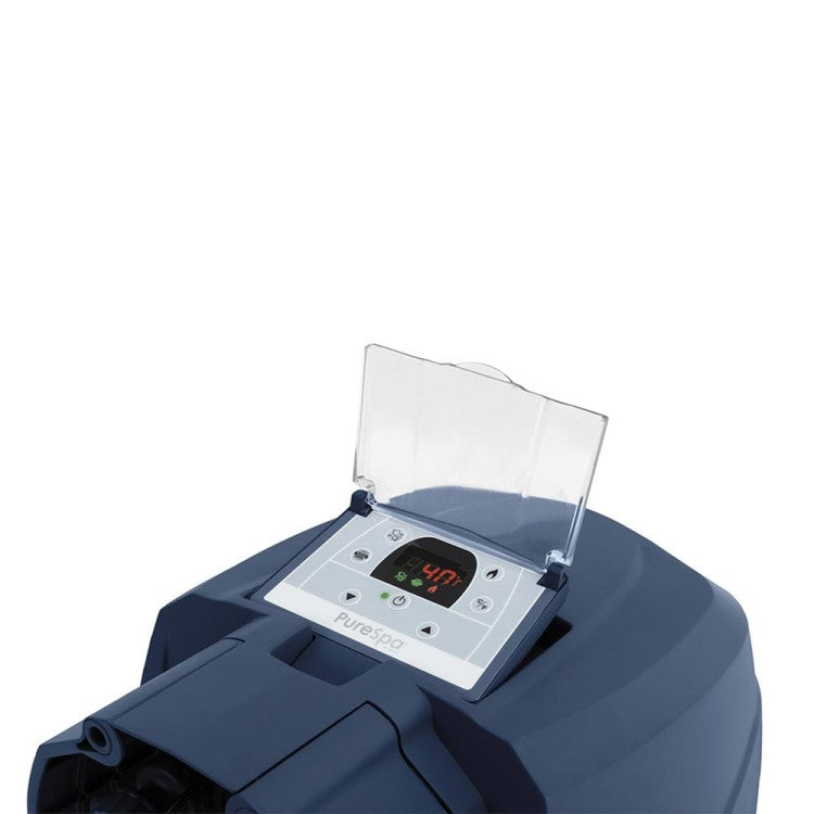 Spa gonflable bleu marine - 6 places - Couverture thermique incluse