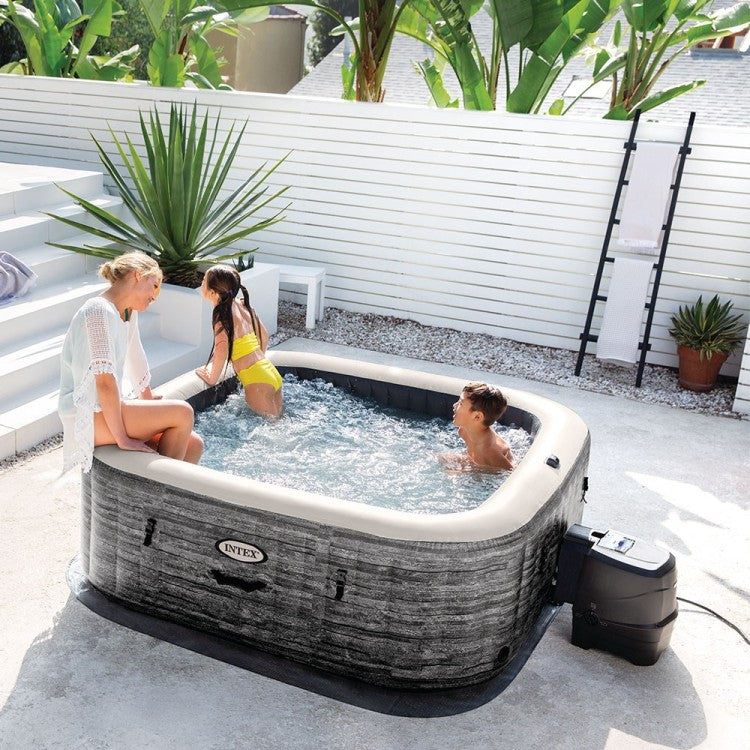 Spa gonflable ardoise - 6 places - Couverture thermique incluse