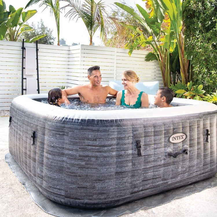Spa gonflable ardoise - 6 places - Couverture thermique incluse