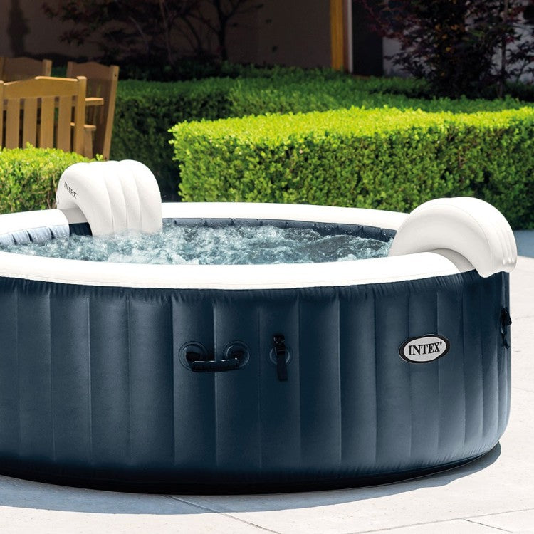 Spa gonflable bleu marine - 6 places - Couverture thermique incluse